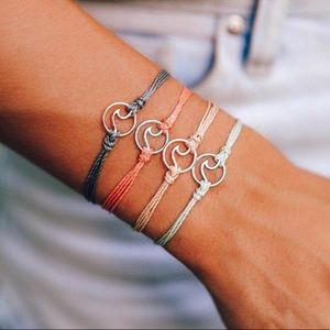 Pura Vida Light Blue Wave Bracelet